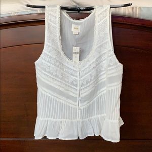 Maeve white tank top